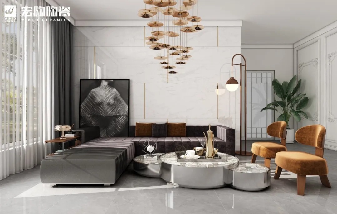 腾博会官网通体瓷砖|TPGM26022 爱玛灰