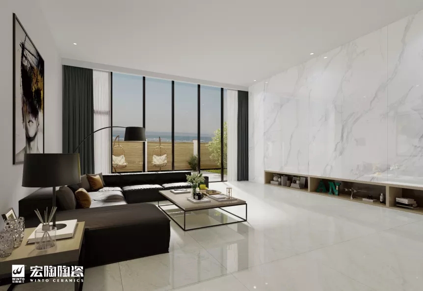 腾博会官网TPG1890179白瓷砖地砖装修效果图