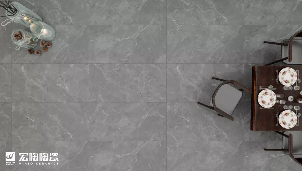 腾博会官网大板TPGMW157038（潘多拉灰）瓷砖地砖效果图