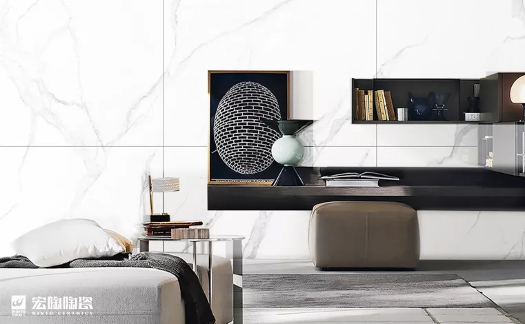 腾博会官网恣意连纹白瓷砖地砖装修效果图