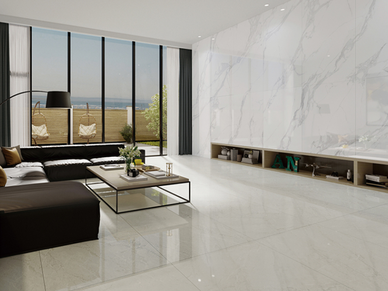 腾博会官网陶瓷大板作为墙地砖装修效果图