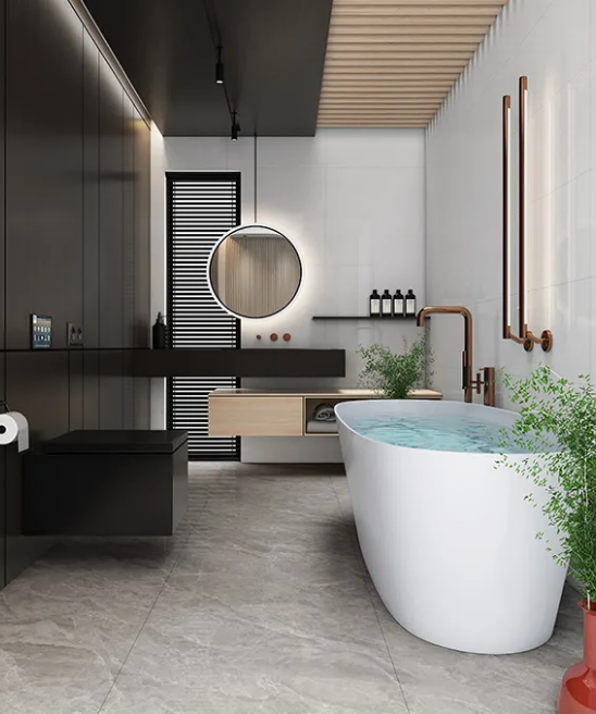 腾博会官网陶瓷岩板地砖装修效果图