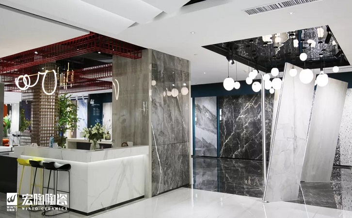 腾博会官网陶瓷品牌岩板展厅