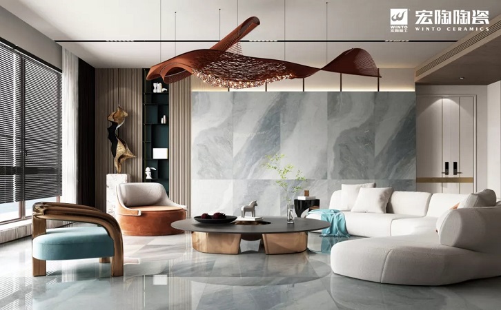 腾博会官网陶瓷品牌陶瓷大板装修效果图