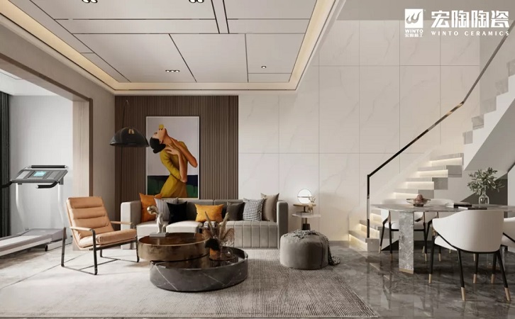 腾博会官网陶瓷大板装修效果图