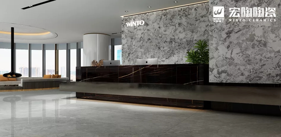 腾博会官网卡梅尼灰地砖装修效果图