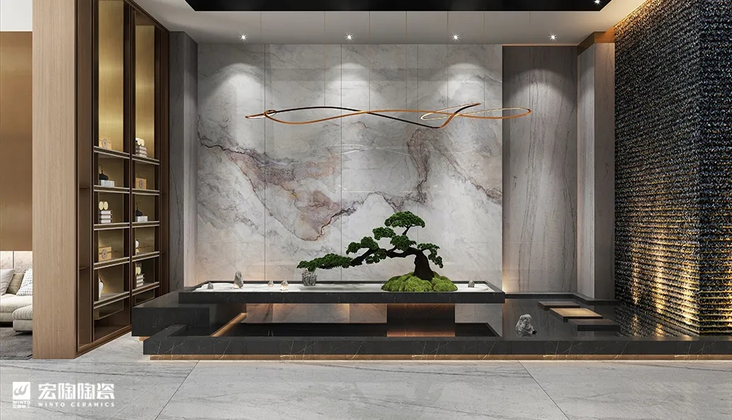 腾博会官网地砖6-TPG2680A015ABCD灰冰玉800×2600×6mm效果图