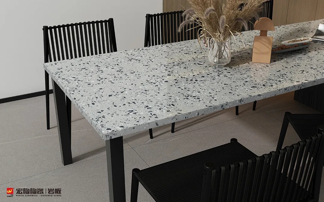 腾博会官网岩板餐桌效果图