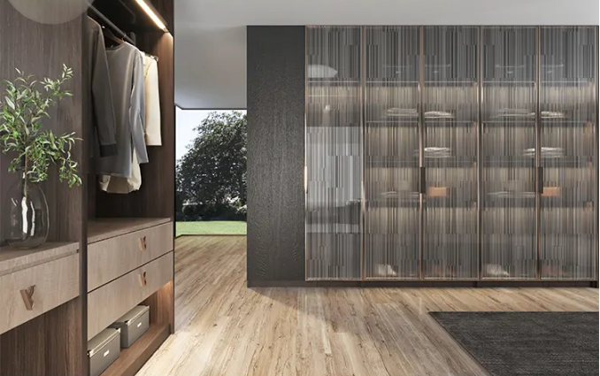 腾博会官网岩板与整体衣柜装修效果图