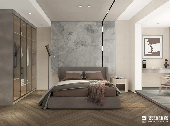 腾博会官网TCB1220007 乌木沉香 200x1200mm地砖效果图