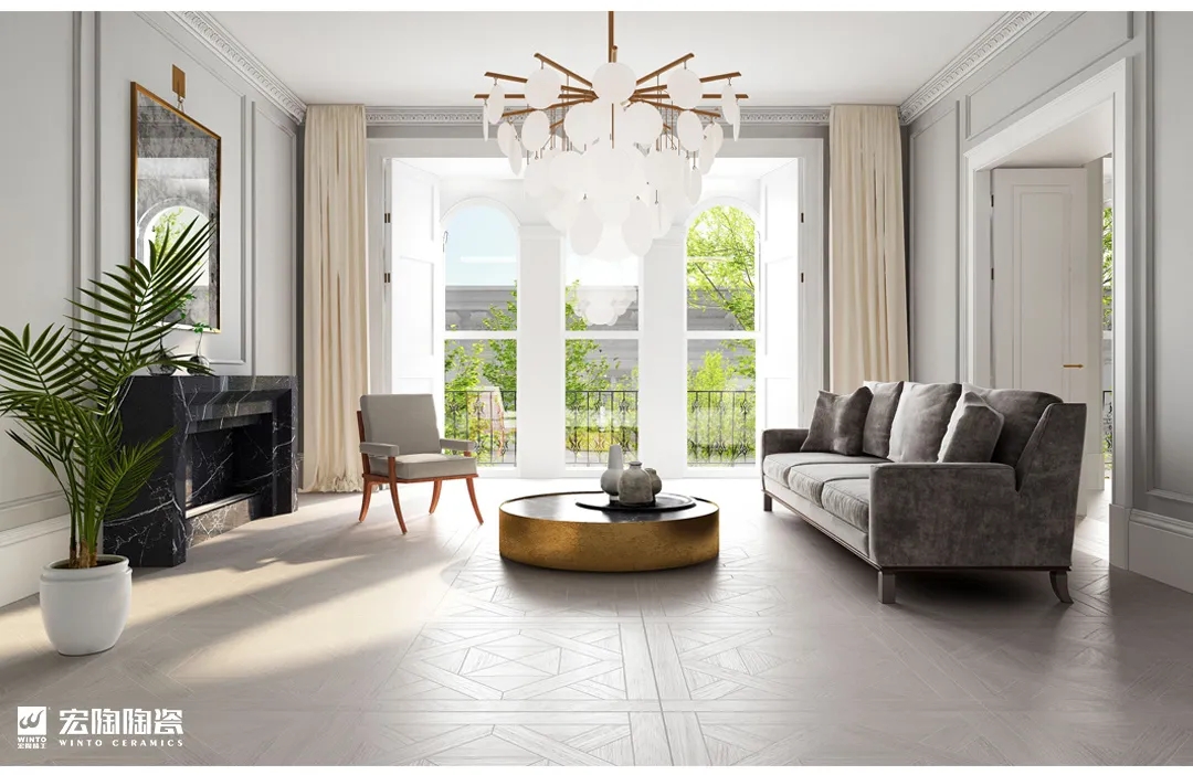 腾博会官网TCB1220010雪松木地砖装修效果图