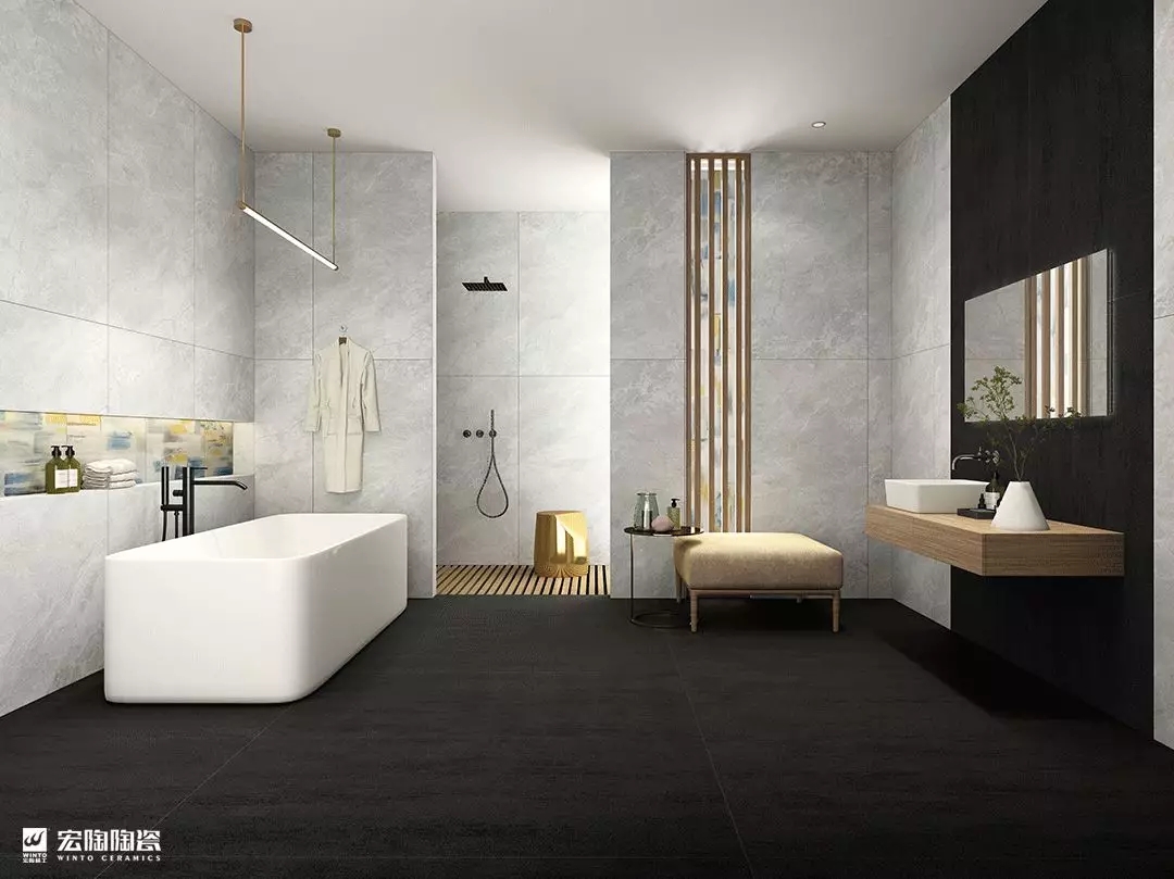 腾博会官网750x1500mm仿古系列陶瓷大板效果图