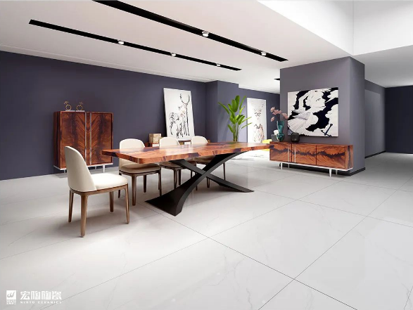 腾博会官网质感砖餐厅装修效果图