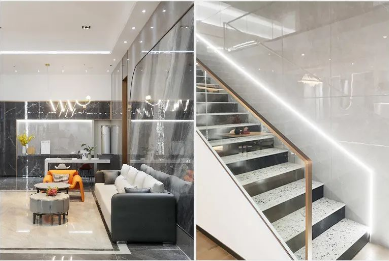 腾博会官网质感砖店面一角