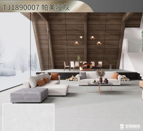 腾博会官网帕美哑灰陶瓷大板900x1800mm