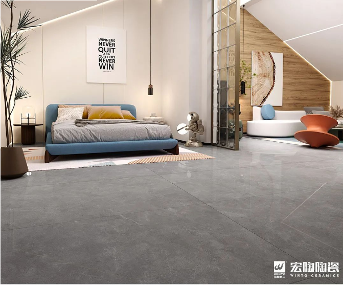 腾博会官网TPJ157007艾比灰卧室效果图