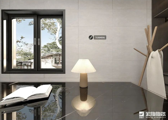 腾博会官网TGR84006 都伯斯灰 400X800mm瓷砖地砖衣帽间效果图