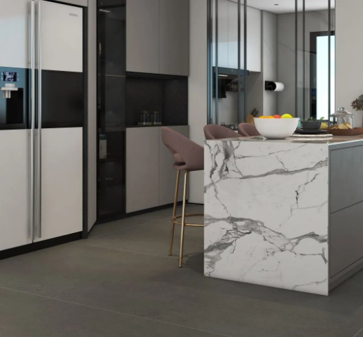 腾博会官网质感砖餐厅效果图