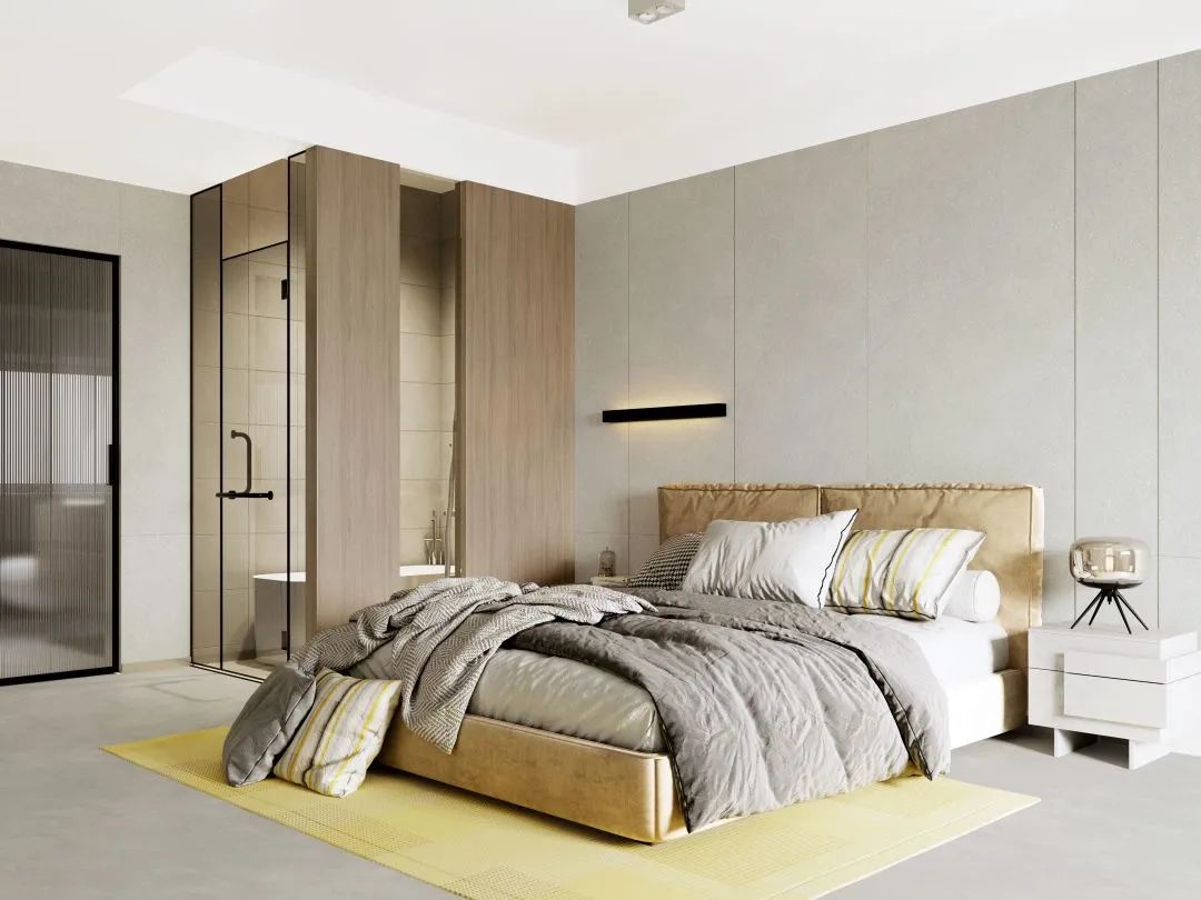 腾博会官网初晓质感瓷砖系卧室装修效果图片