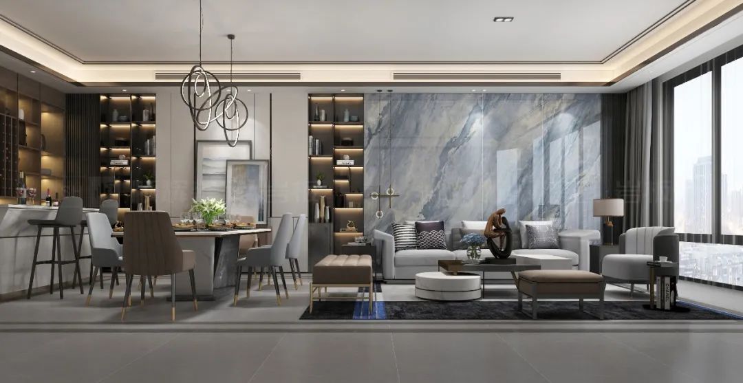 2023一线二线三线品牌瓷砖，，，，，，，腾博会官网陶瓷餐客厅一体化设计