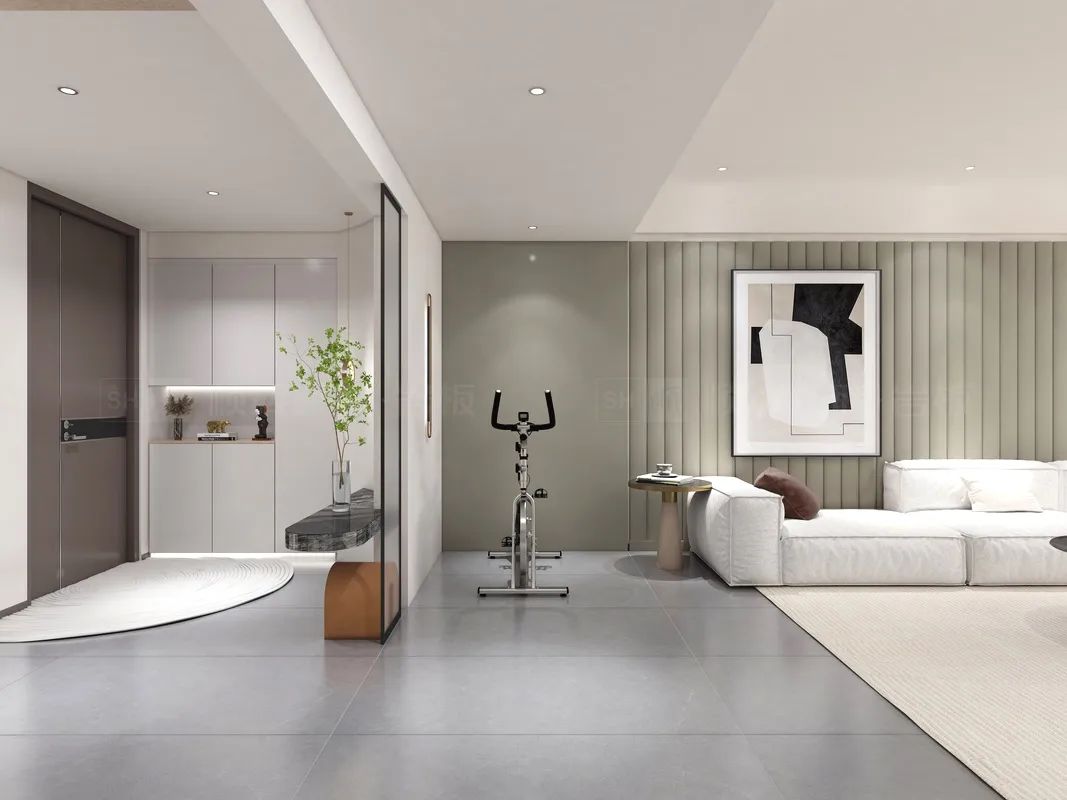 腾博会官网陶瓷TJ1890007 帕美哑灰哑光面效果图