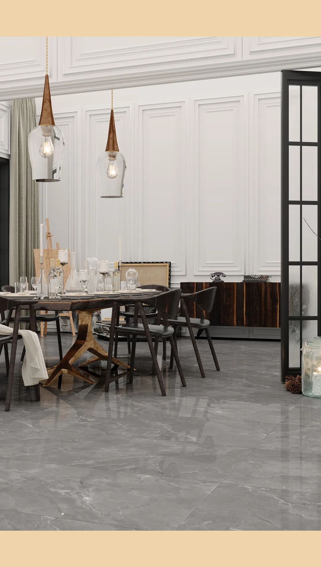 腾博会官网TPGMW157034宝石灰康健净界砖效果图