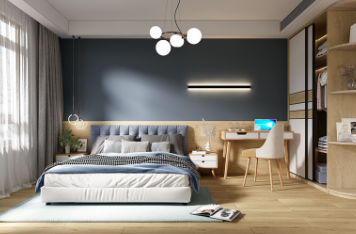 腾博会官网陶瓷大板卧室效果图