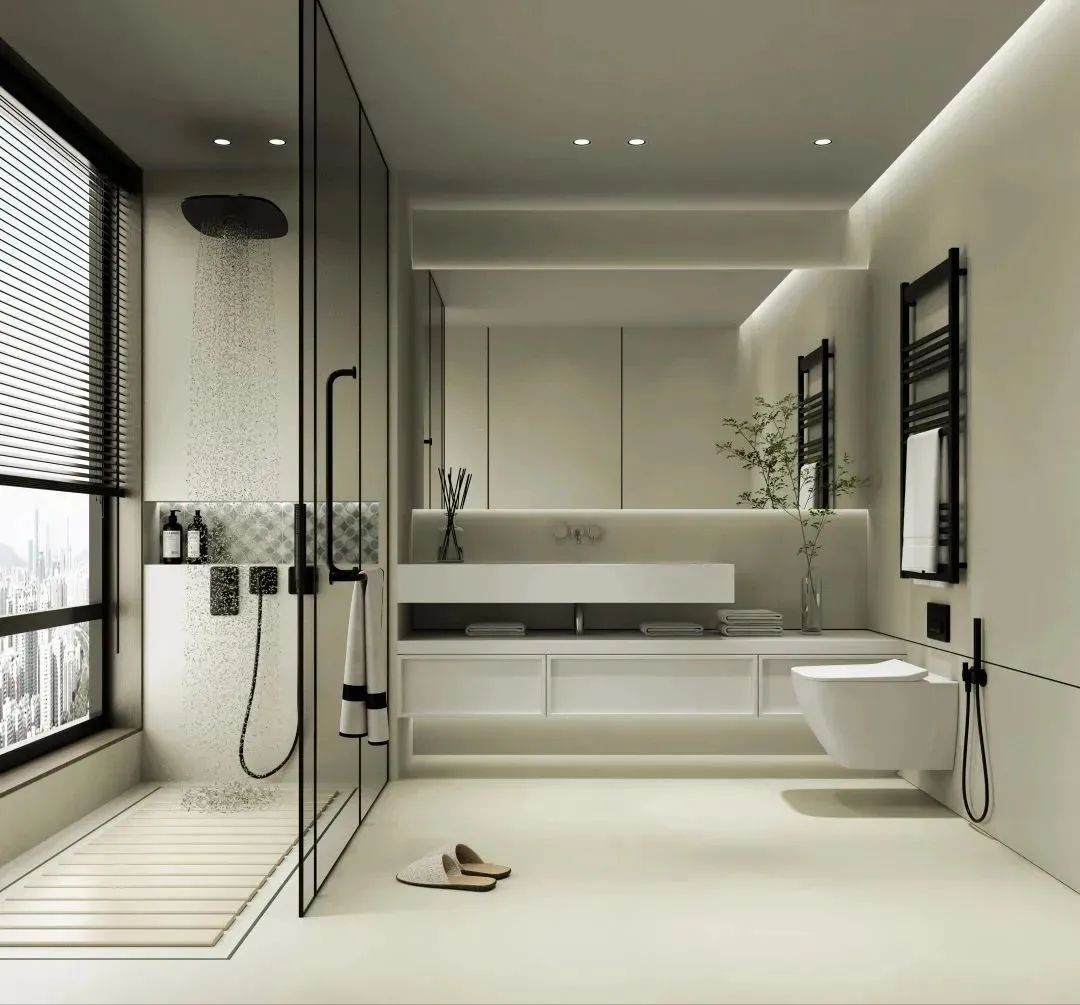 腾博会官网牛油果墙地砖通铺效果图