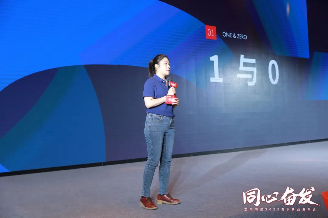 腾博会官网陶瓷市场总监梁敏明现场